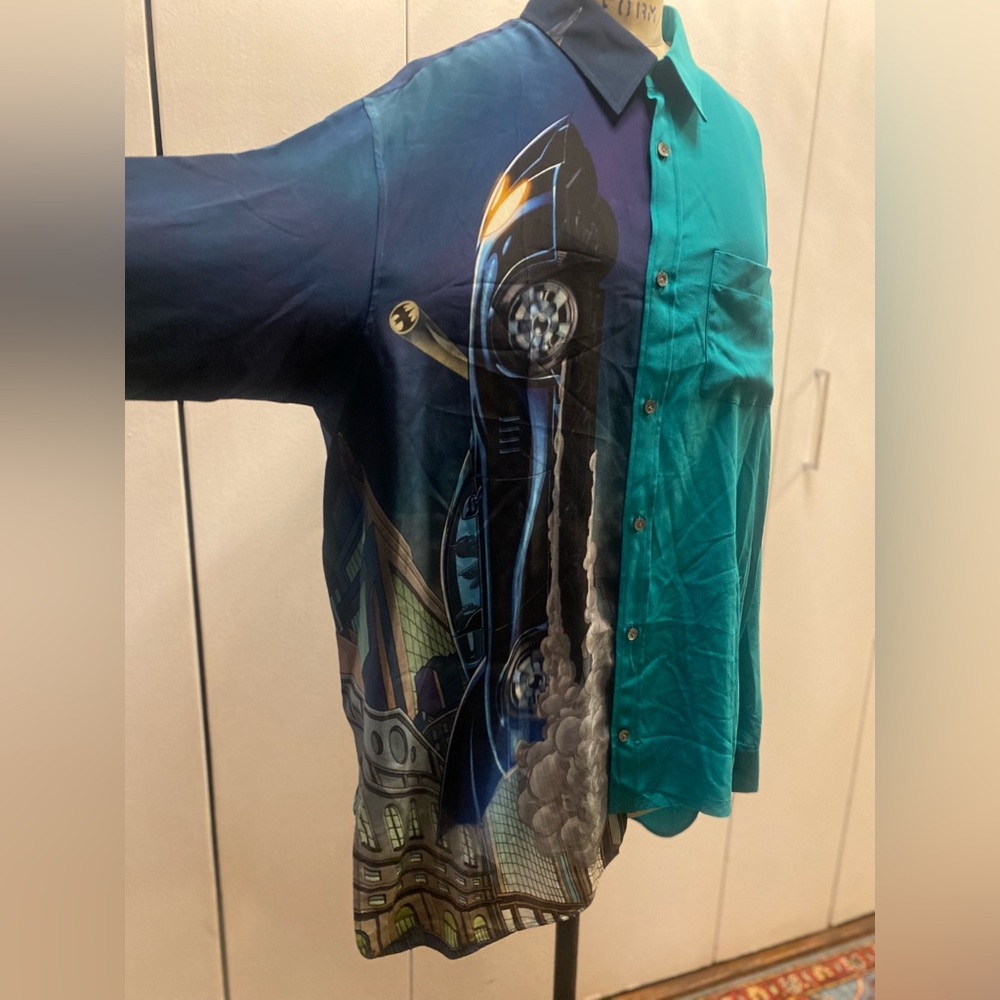 LANVIN BATMAN ASYMMETRICAL SHIRT - Picture 11 of 11